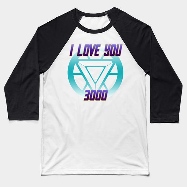 I love you 3000 Baseball T-Shirt by dankdesigns